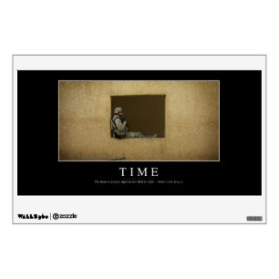 Time: Inspirational Quote Wall Sticker