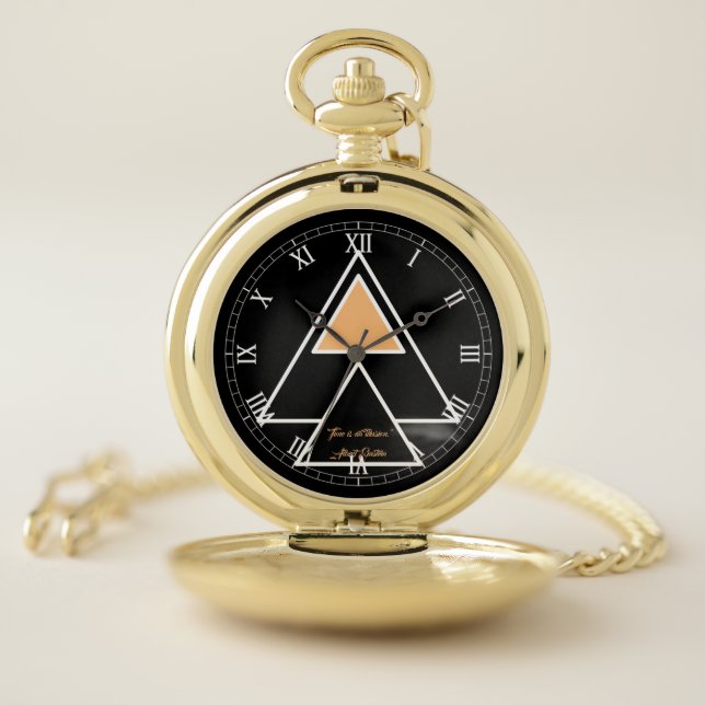 “Time is an illusion”, Pocket Watch (Inside)