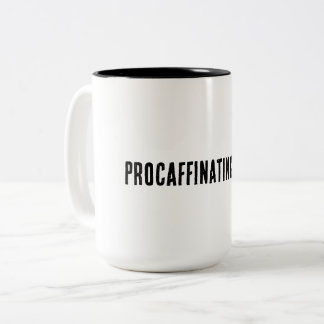 Time is Coffee  Two-Tone Coffee Mug