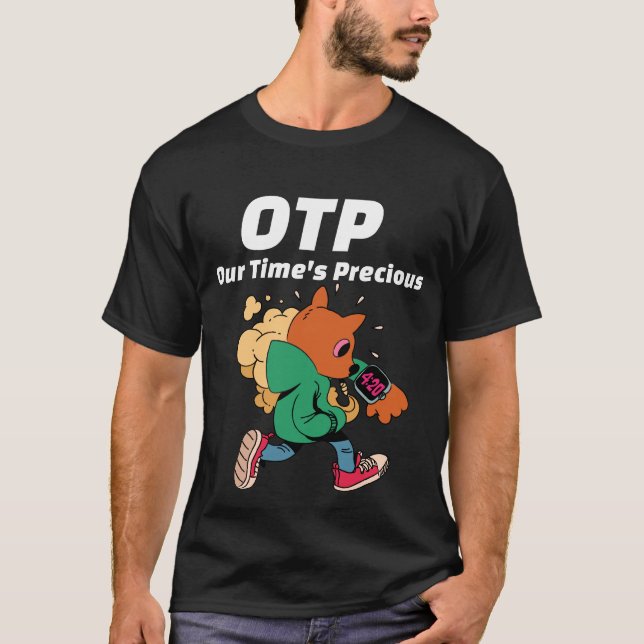 Time is Meow - OTP T-Shirt (Front)