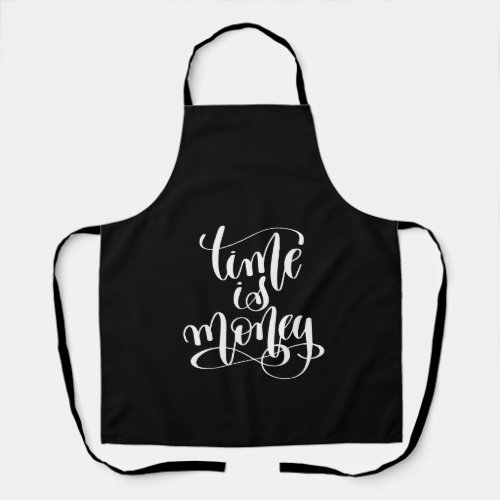 time is money apron