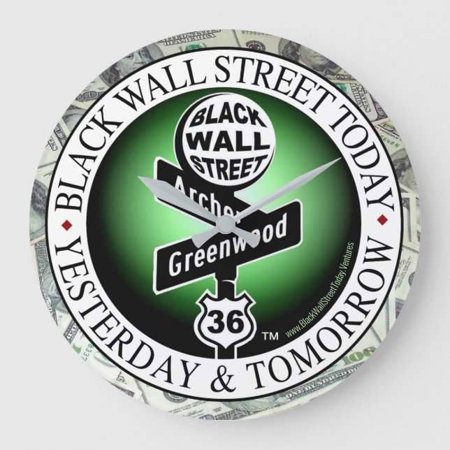 TIME IS MONEY LARGE CLOCK (Front)