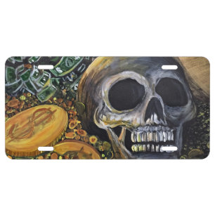 Time Is Money License Plate