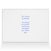 Time is precious cards (Inside Horizontal (Top))