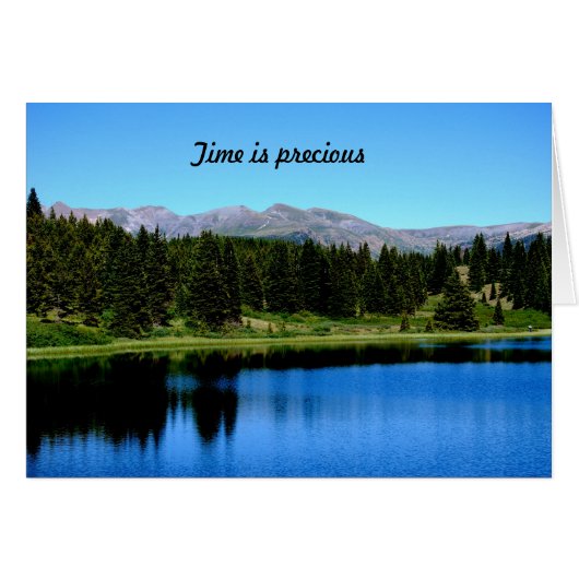 Time is precious cards (Front Horizontal)