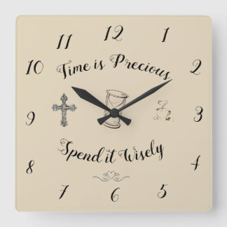 Time is Precious Clock