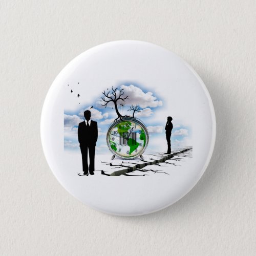 TIME IS SHORT _ WILL FREEDOM REIGN OR GLOBALISM RU BUTTON