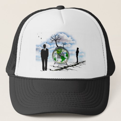 TIME IS SHORT _ WILL FREEDOM REIGN OR GLOBALISM RU TRUCKER HAT