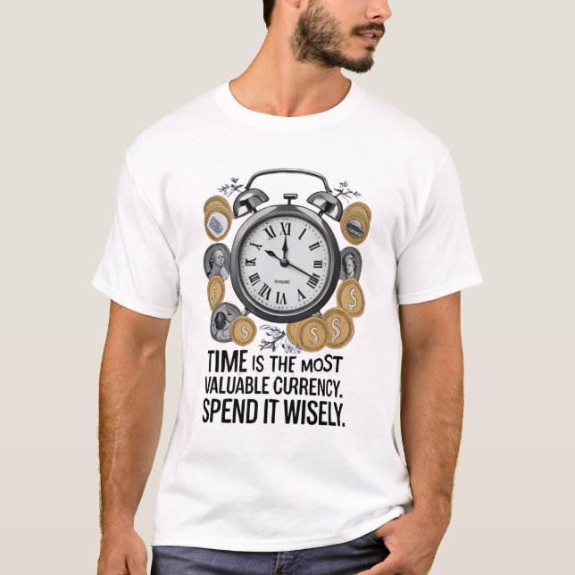 Time is the Most Valuable Currency T-Shirt (Front)
