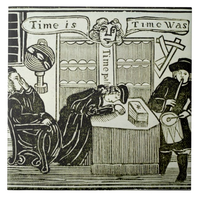 'Time Is, Time Was', copy of an illustration from Ceramic Tile (Front)