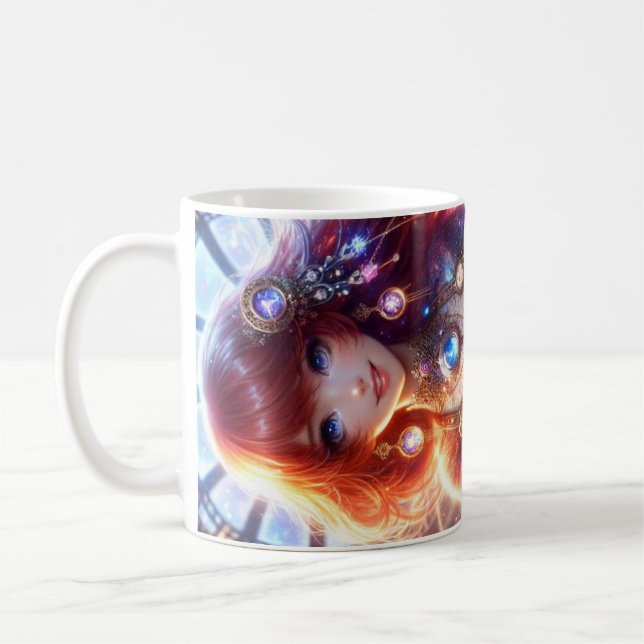 Time-Keeper girl's design Coffee Mug (Left)