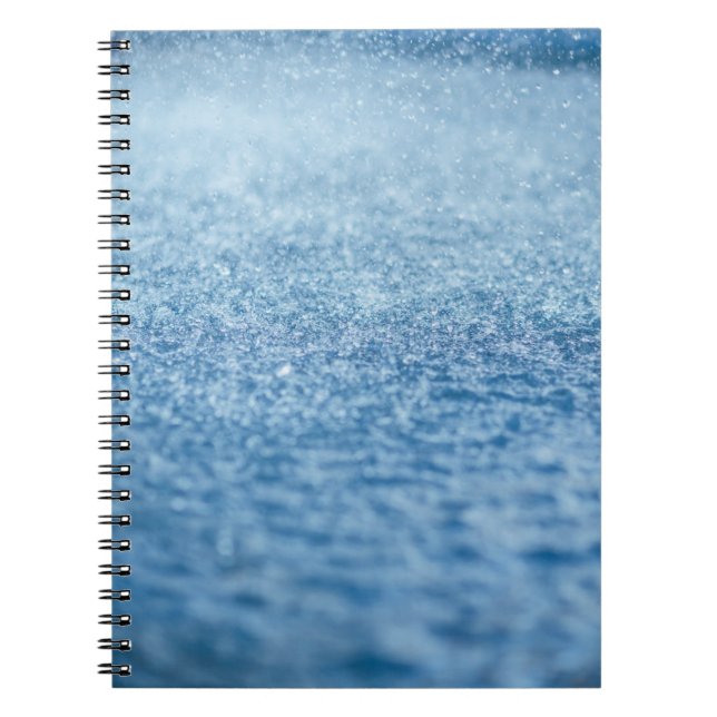 Time-lapse photography of rain notebook (Front)