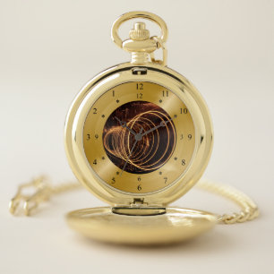 Time Machine Clock ~ Wormhole ~ Space Time ~ Pocket Watch
