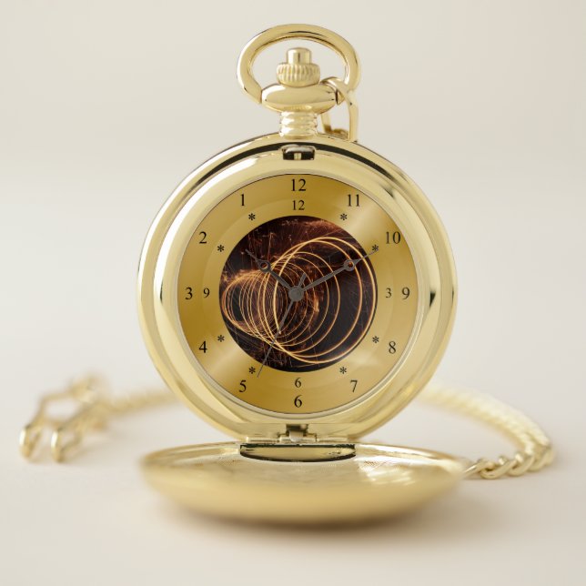 Time Machine Clock ~ Wormhole ~ Space Time ~ Pocket Watch (Inside)