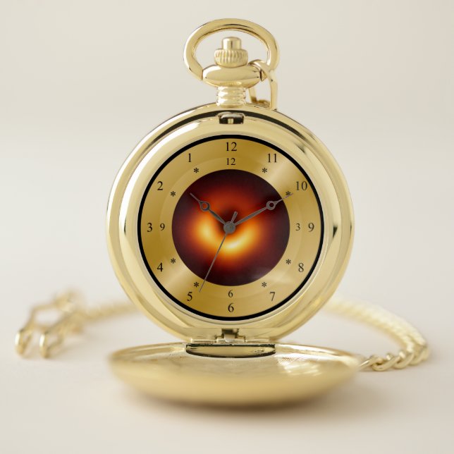 Time Machine ~ Messier 87 Galaxy ~ Black Hole ~ Pocket Watch (Inside)