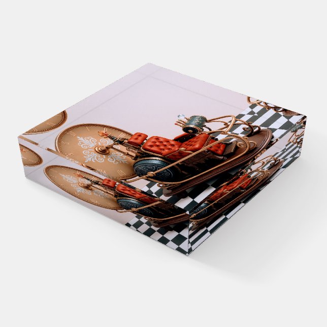 Time Machine Paperweight (Angled)