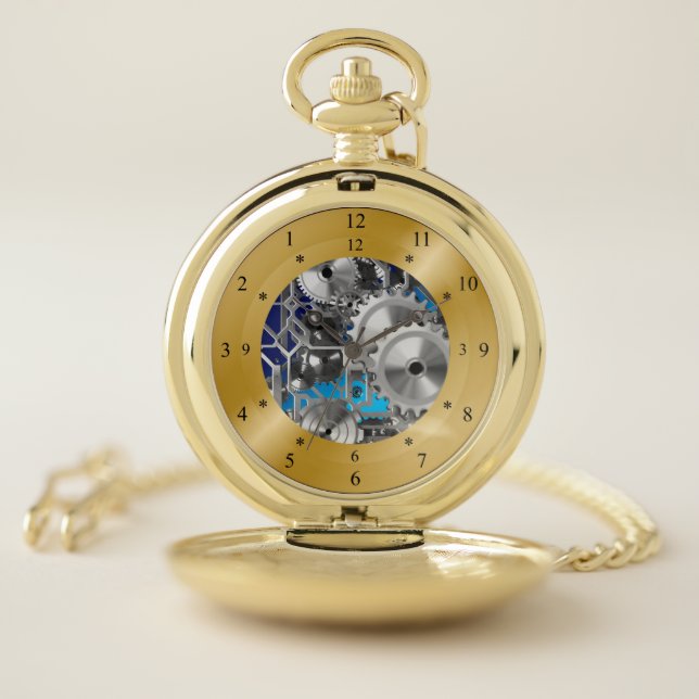 Time Machine PockWatch ~ Watch Gears ~ Wormhole ~ (Inside)