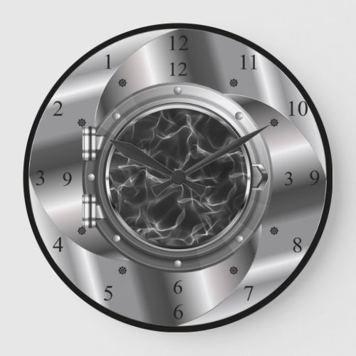 Time Machine Portal XZZ 01TimeSpaceContinuum  Large Clock