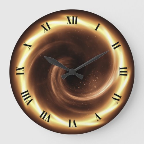 Time Machine  Spiral Fire Vortex  Time Portal   Large Clock
