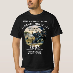 TIME MACHINE TRAVEL BATTLE OF LOOKOUT MOUNTAIN T-Shirt