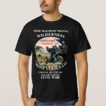 TIME MACHINE TRAVEL BATTLE OF THE WILDERNESS T-Shirt<br><div class="desc">PrimAlaska Apparel.</div>