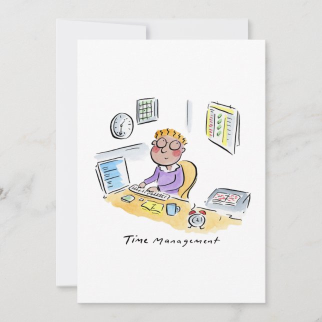 Time Management Invitation (Front)