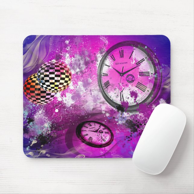 Time Mouse Pad (With Mouse)