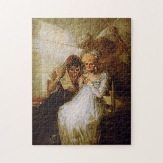 Time of the Old Women Francisco José de Goya Jigsaw Puzzle