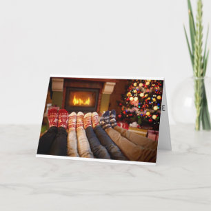 TIME OF YEAR TO "THINK OF YOU" CHRISTMAS HOLIDAY CARD