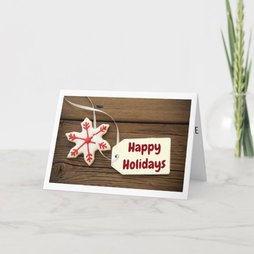 TIME OF YEAR TO THINK OF YOU CHRISTMAS HOLIDAY CARD