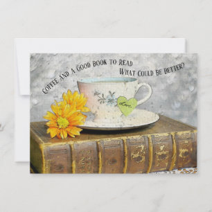 Time Off Vacation Coffee and a Good Book to Read