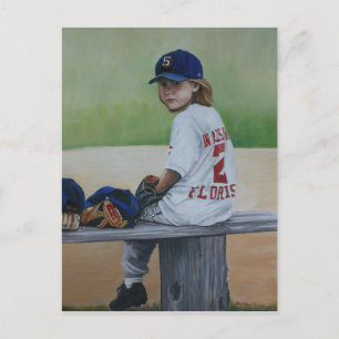 "Time on the Bench" Reproduction Art Post Card