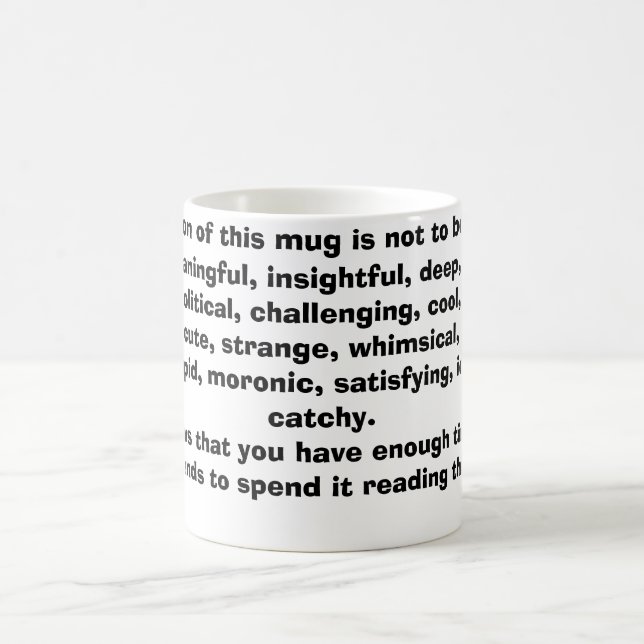 Time on your hands color morph mug  (Center)