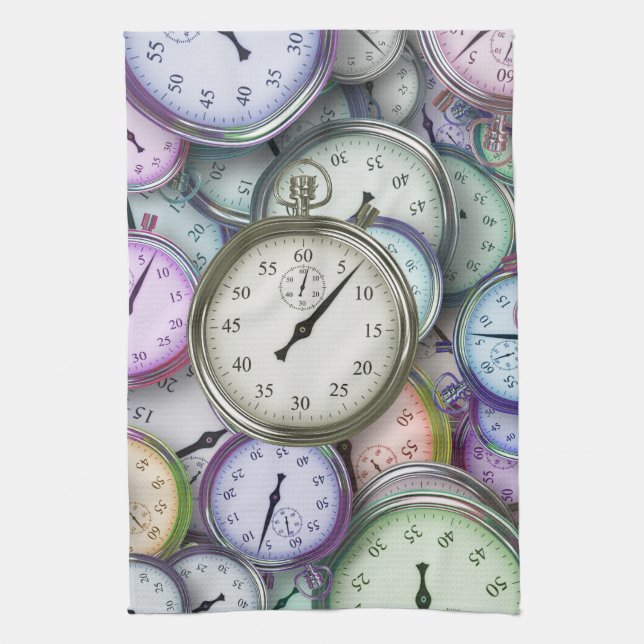 time piece kitchen towel (Vertical)