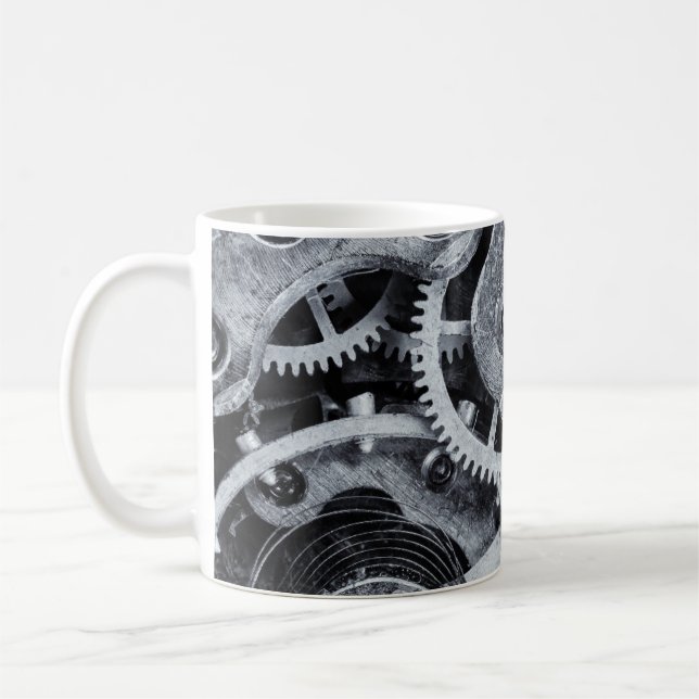 Time Piece Mechanics Coffee Mug (Left)