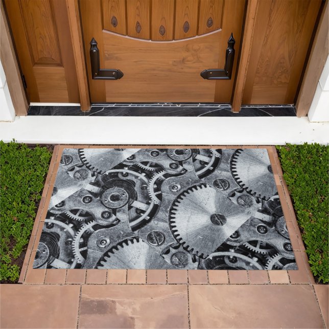 Time Piece Mechanics Doormat (Outdoor)