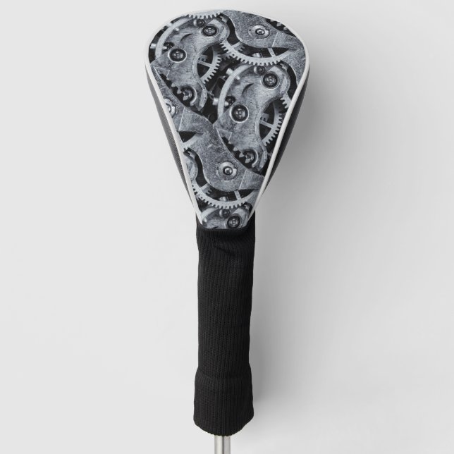 Time Piece Mechanics Golf Head Cover (Front)