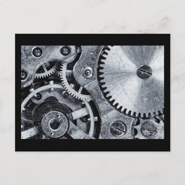 Time Piece Mechanics Postcard (Front)