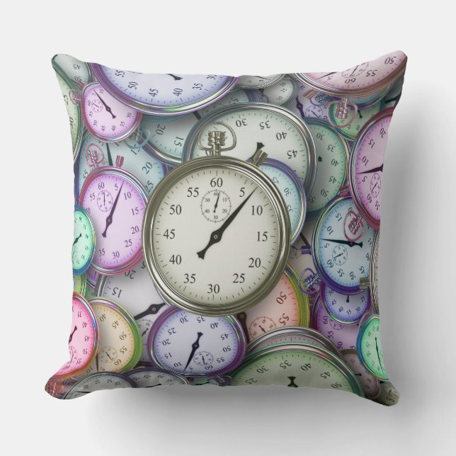 time piece pillow (Front)