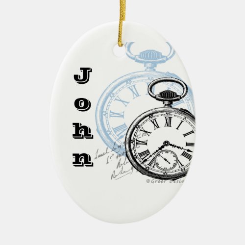 Time Pocket Watch Christmas Ornament