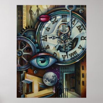 'time' Poster by Slickster1210 at Zazzle