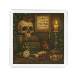 Time Remembers Acrylic Tray