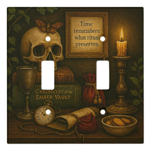 Time Remembers Light Switch Cover
