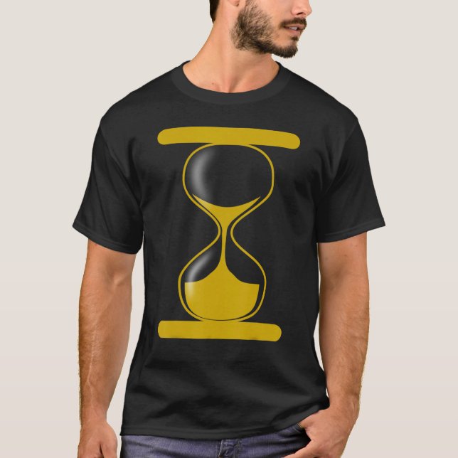 Time Sand Hourglass Hour Glass 8 T-Shirt (Front)