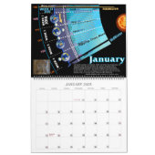Time-Space Orbital Wall Calendar 2016 (Jan 2025)