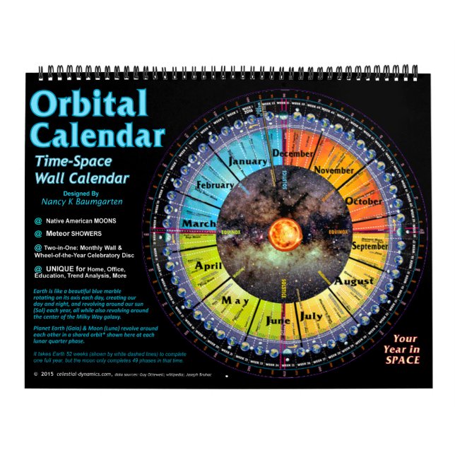 Time-Space Orbital Wall Calendar 2016 (Cover)