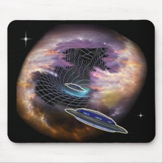 Time Space Wormhole Mouse Pad