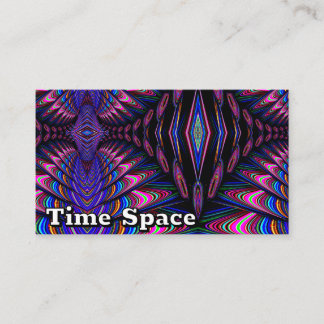 Time Space ( you may change the words ) Business Card