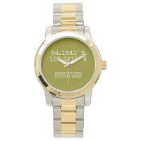 Time Spent Together GPS Coordinates Personalized