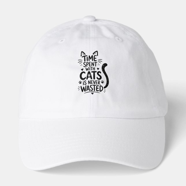 Time Spent With Cats Hat (Front)